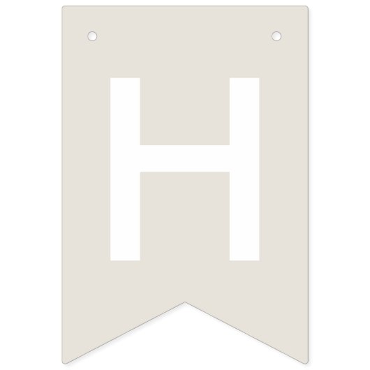 Beach Seashell Sandcastle Starfish Happy Birthday Wimpelkette (Zweite Fahne)