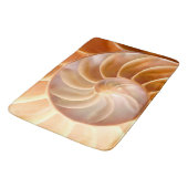 Beach Seashell Theme Badematte (Schrägansicht)
