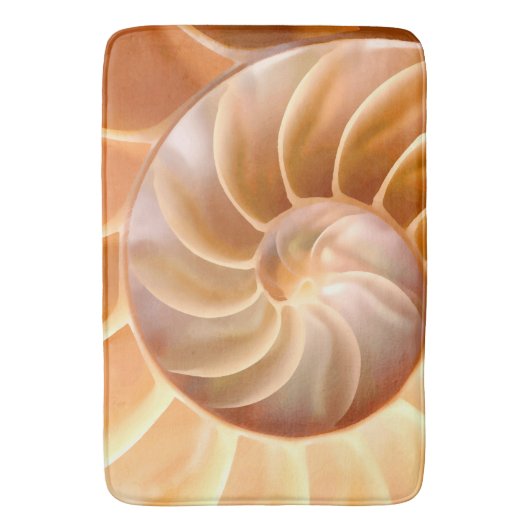 Beach Seashell Theme Badematte (Vorderseite Vertikal)