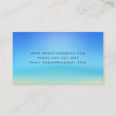 Beach Seashell Visitenkarte (Rückseite)