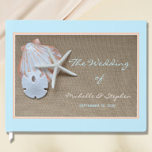 Beach Seashell Wedding Gästebuch