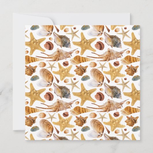 Beach Seashells - Ankündigung (Rückseite)