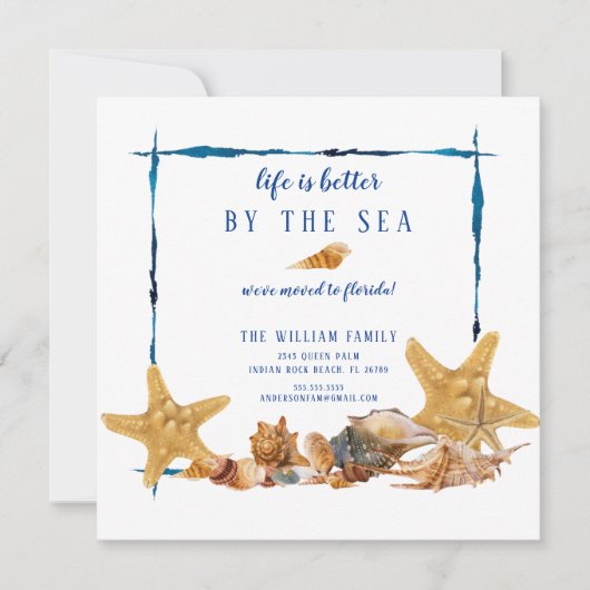 Beach Seashells - Ankündigung (Vorderseite)