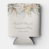 Beach Seashells Floral Dosenkühler (Vorderseite)