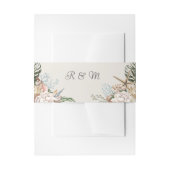 Beach Seashells Floral Wedding Bly Band (Vorderseite Beispiel)