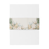 Beach Seashells Floral Wedding Bly Band (Rückseitenbeispiel)