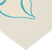 Beach Seashells Ocean Nautic Table Runner Kurzer Tischläufer (Ecke)