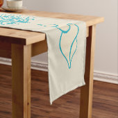 Beach Seashells Ocean Nautic Table Runner Kurzer Tischläufer (Beispiel)