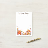 Beach Seashells Post-it Klebezettel (Auf Schreibtisch)