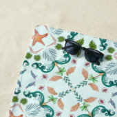 Beach Seashells Sea Life Pattern Strandtuch (Beispiel)