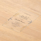 Beach Seashells Sea Sand Brautparty Acryleinladungen (Ablage )