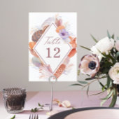 Beach Seashells Wasserfarben Coastal Chic Hochzeit Tischnummer