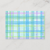 Beach Seepferd Octopus Starfish Colorful Baby Visitenkarte (Rückseite)