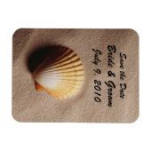 Beach Serenity Save the Date Premium Magnet (Horizontal)