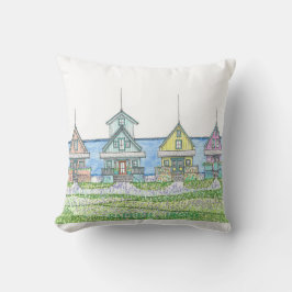 Beach Shack Life 1; Pillow Blue Kissen