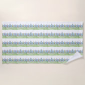 Beach Shack Life 1; Strandhandtuch (Vorderseite)