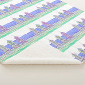 Beach Shack Sherpa Blanket Sherpadecke (3/4)