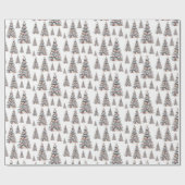 Beach Shell Christmas Tree Pattern Geschenkpapier (Flach)