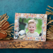 Beach Shells Whale Photo Frame for Kids Fotoplatte (Seite)