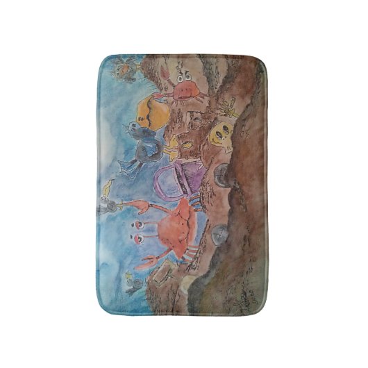 Beach Shenanigans Badematte (Vorderseite Vertikal)