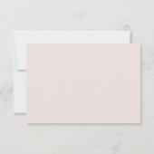 Beach Shimmer Pink Ocean Water RSVP Karte (Rückseite)