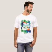 Beach Shirt Palm Tree Beach Sommer (Vorne ganz)