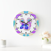 Beach Shoes Tropical Wall Clock Große Wanduhr (Zuhause)