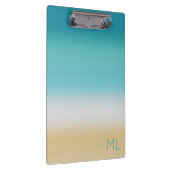 Beach Shore Abstrakt Bay Wave Surf Geschenk Klemmbrett (Rechts)