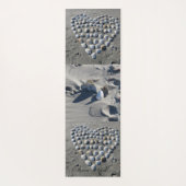 Beach Shore Muscheln Ocean Maureen Girard Yogamatte (Rückseite)