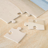 Beach Shore Walk | Coastal Ocean Watercolor Puzzle (Seite)