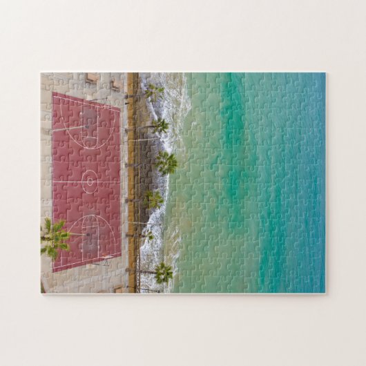 Beach Side Court Puzzle (Horizontal)