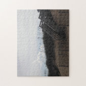 Beach Side Foto mit Sea Grasses & Stairs Puzzle (Vertikal)