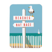 Beach Sign Post Magnet (Vertikal)