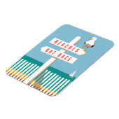 Beach Sign Post Magnet (Linke Seite)
