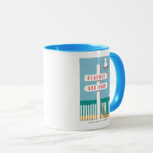 Beach Sign Post Tasse (VorderseiteRechts)