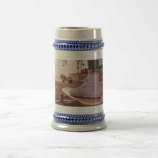 Beach Skaten Bierglas (Mittel)