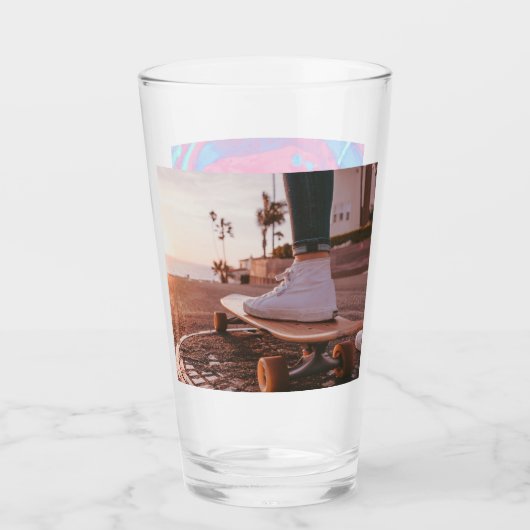 Beach Skaten Glas (Vorderseite)