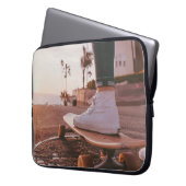 Beach Skaten Laptopschutzhülle (Vorderseite Links)