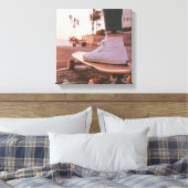 Beach Skaten Leinwanddruck (Insitu (Schlafzimmer))