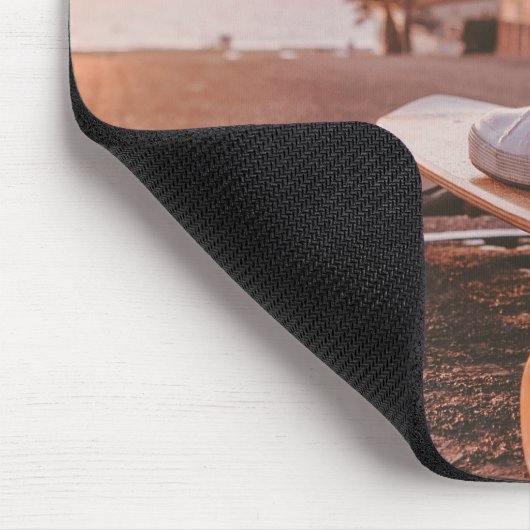Beach Skaten Mousepad (Ecke)