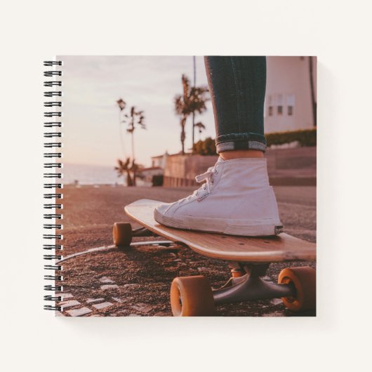 Beach Skaten Notizblock (Vorderseite)