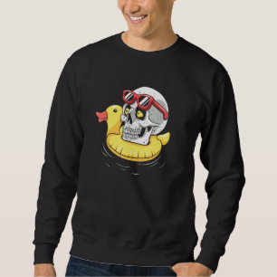 Beach Skull Summer Goth Sweatshirt