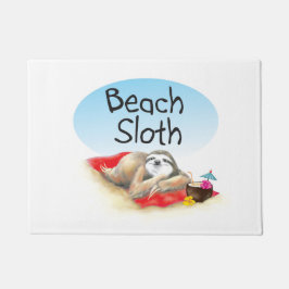 Beach Sloth Door Mat Fußmatte