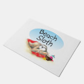 Beach Sloth Door Mat Fußmatte (Schrägansicht)