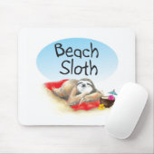 Beach Sloth Mouse Pad Mousepad (Mit Mouse)
