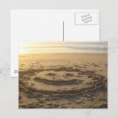 Beach Smile Sunset Postkarte (Vorne/Hinten)