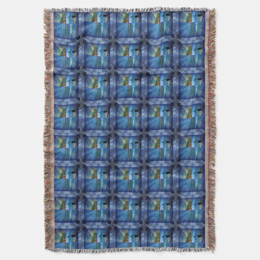 Beach Sparkle Foto Collage, Decke (Vorderseite Vertikal)