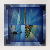 Beach Sparkle Foto Collage, Puzzle (Horizontal)