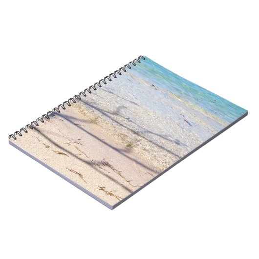 Beach Spiral Photo Notebook Notizblock (Linke Seite)