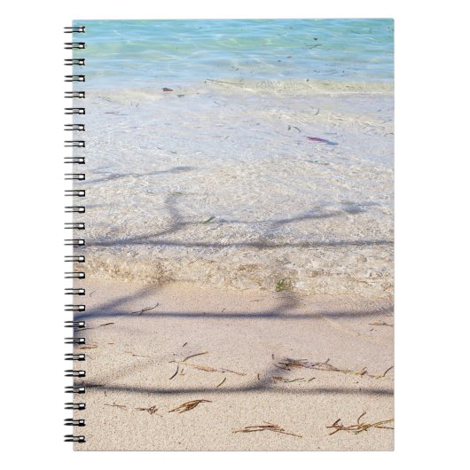 Beach Spiral Photo Notebook Notizblock (Vorderseite)